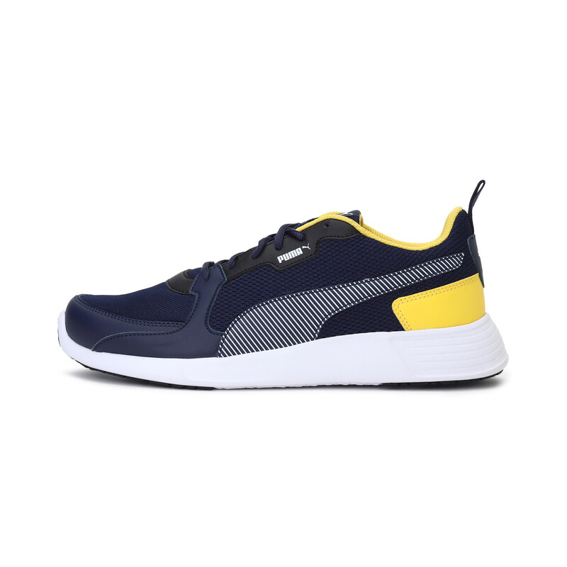 

Men's PUMA Fire Run Sneakers, Gray/green/purple