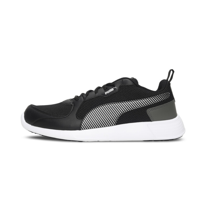 

Men's PUMA Fire Run Sneakers, Black/silver