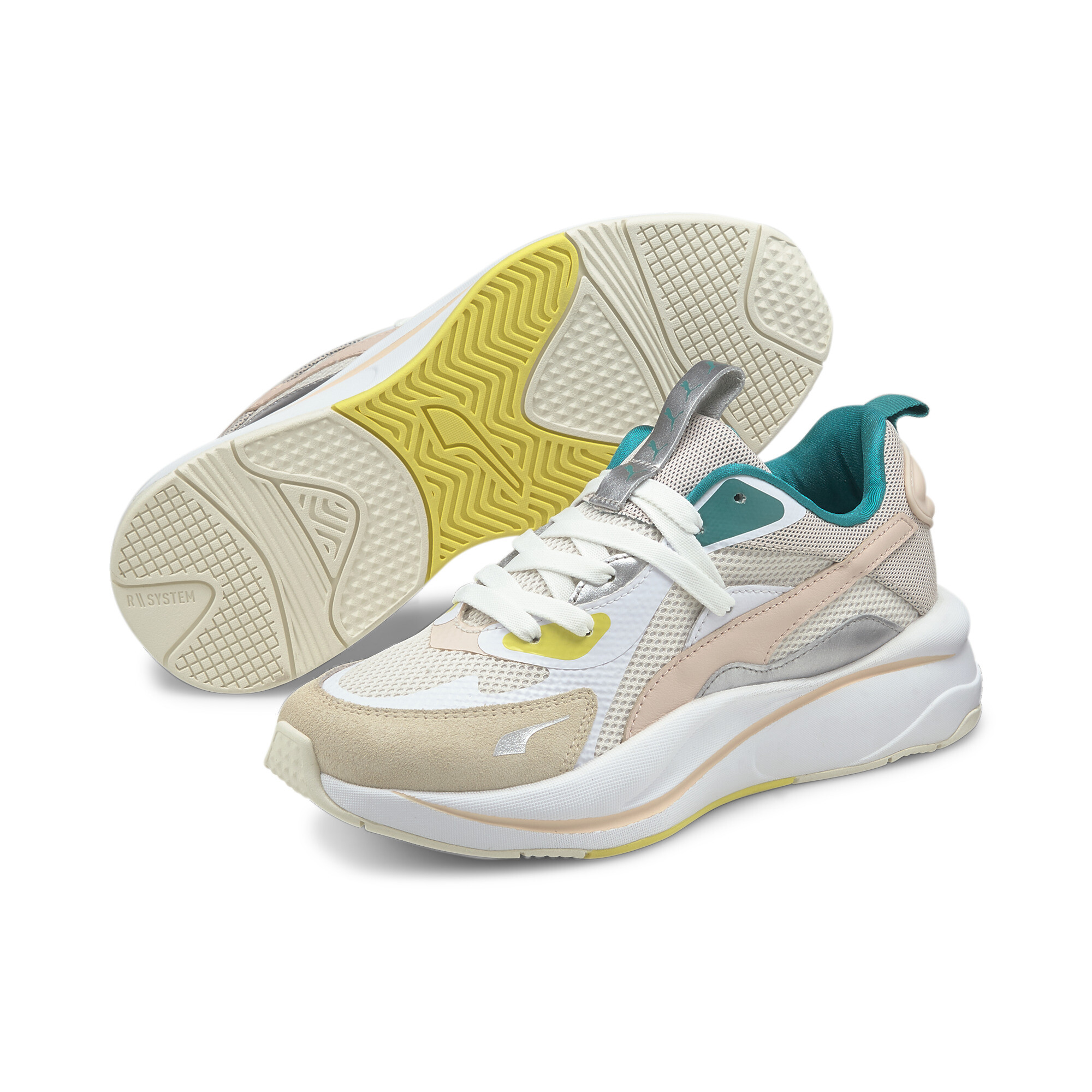 【プーマ公式通販】 プーマ RSカーブ オーシャンクイーン ウィメンズ スニーカー ウィメンズ Eggnog-Cld Pink-Parasailing ｜PUMA.com