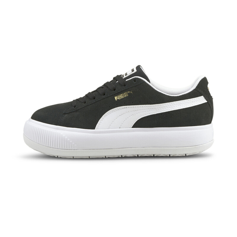 

Women's PUMA Suede Mayu Sneakers, White/black