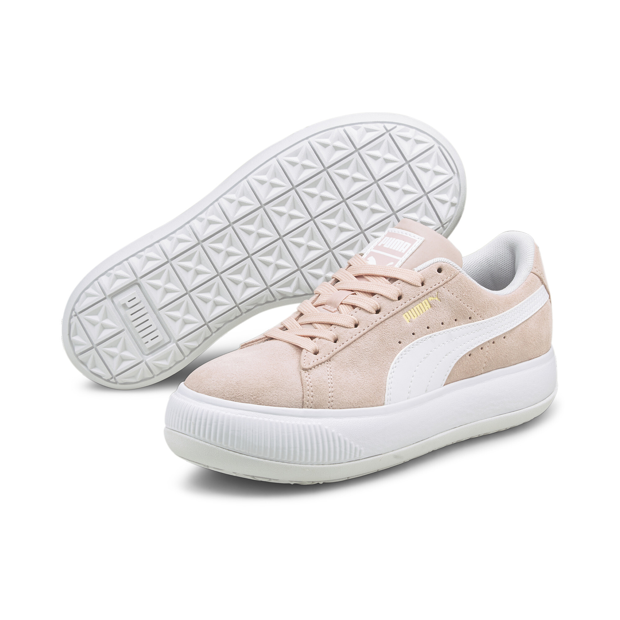 【プーマ公式通販】 プーマ スウェード マユ スニーカー ユニセックス ウィメンズ Lotus-Puma White ｜PUMA.com