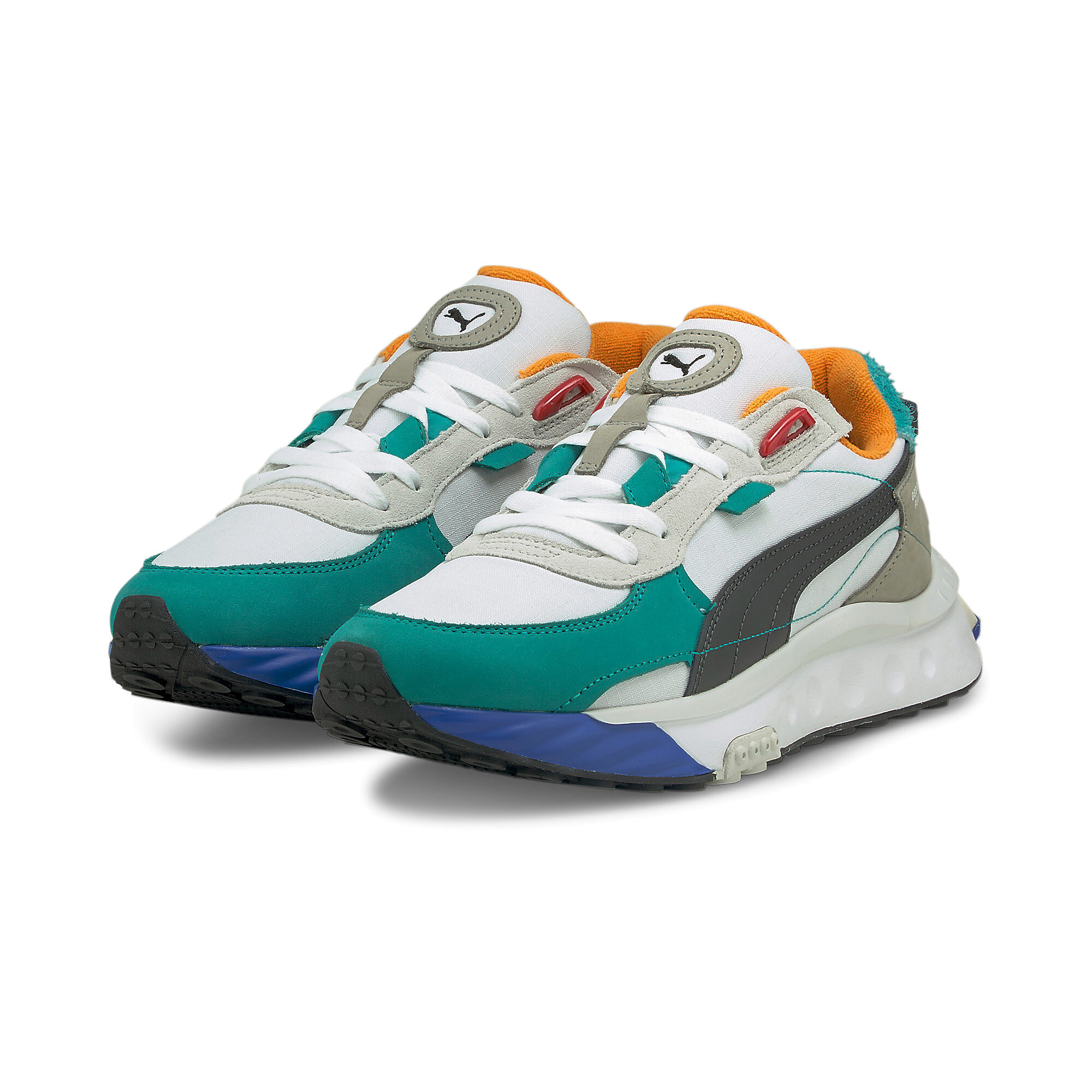 【プーマ公式通販】 プーマ ワイルドライダー レイヤーズ スニーカー ユニセックス ユニセックス Puma White-Viridian Green ｜PUMA.com