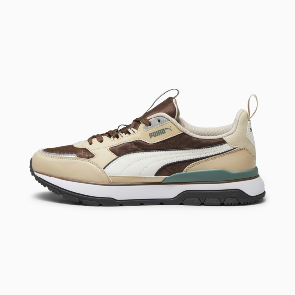 R78 Trek Trainers, Granola-PUMA White-Chestnut Brown, large-ZAF