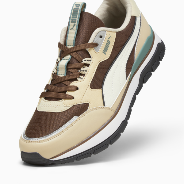 R78 Trek Trainers, Granola-PUMA White-Chestnut Brown, large-ZAF