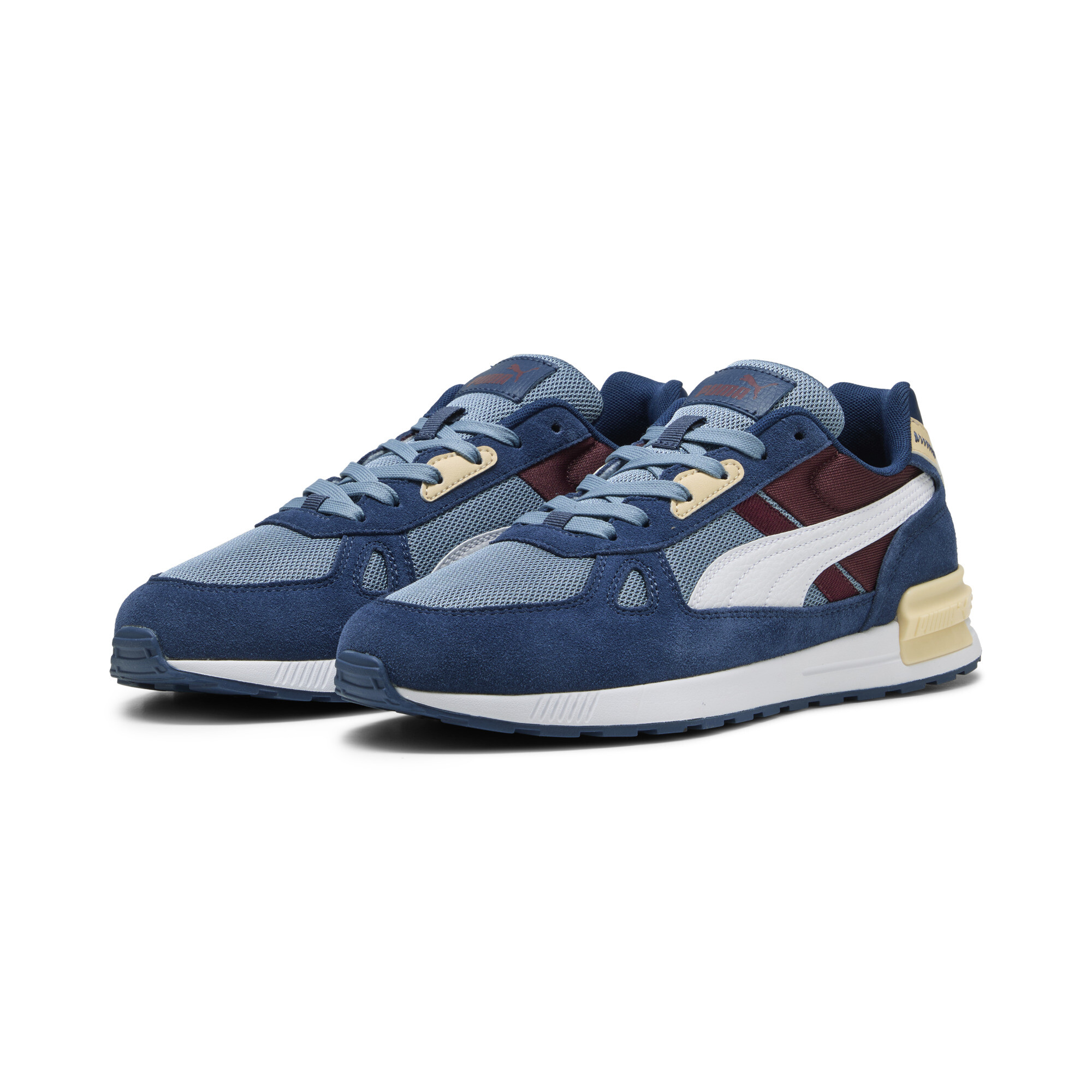 PUMA Graviton Pro sportschoenen, Blauw/Wit, Maat 38 thumbnail 6
