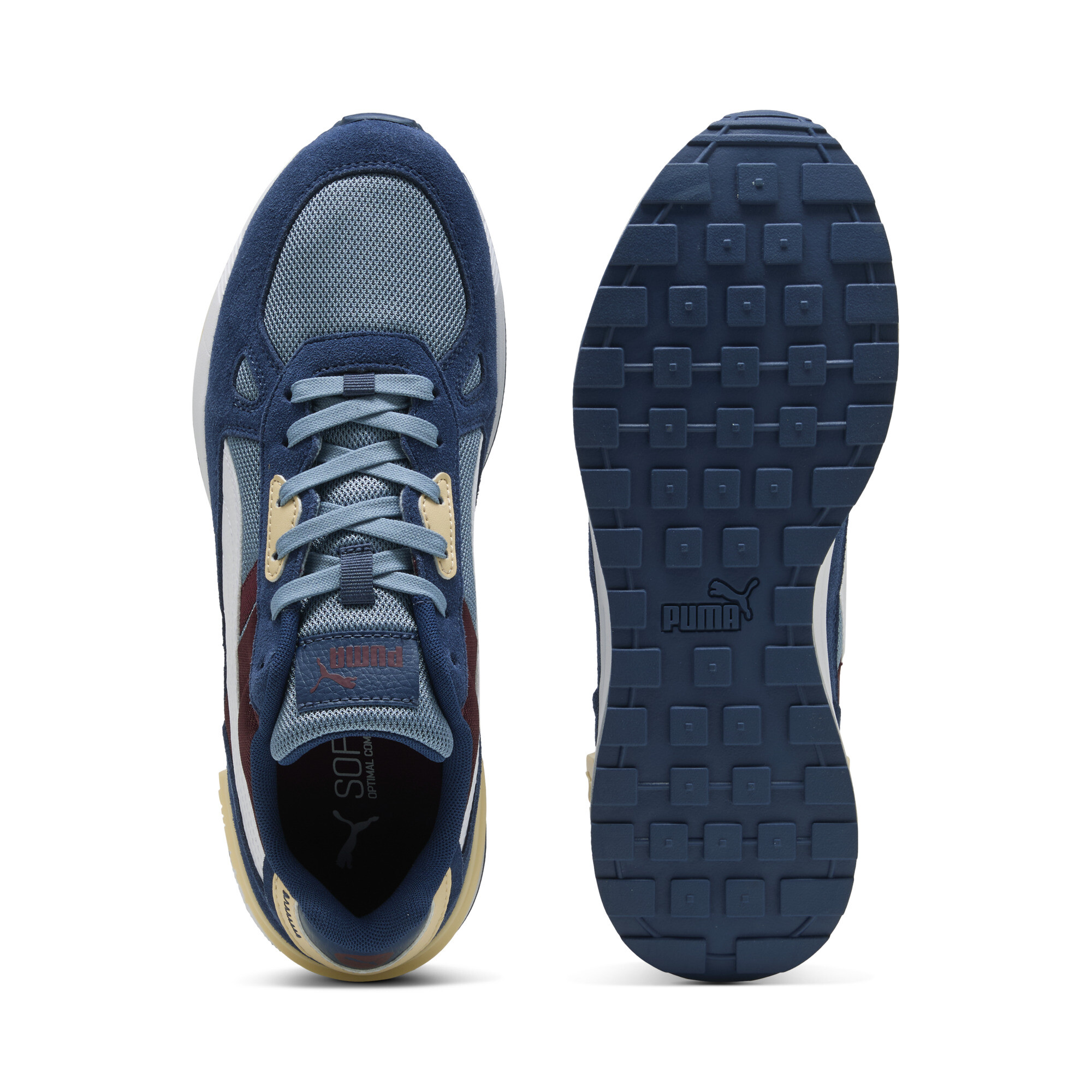 PUMA Graviton Pro sportschoenen, Blauw/Wit, Maat 38 thumbnail 4