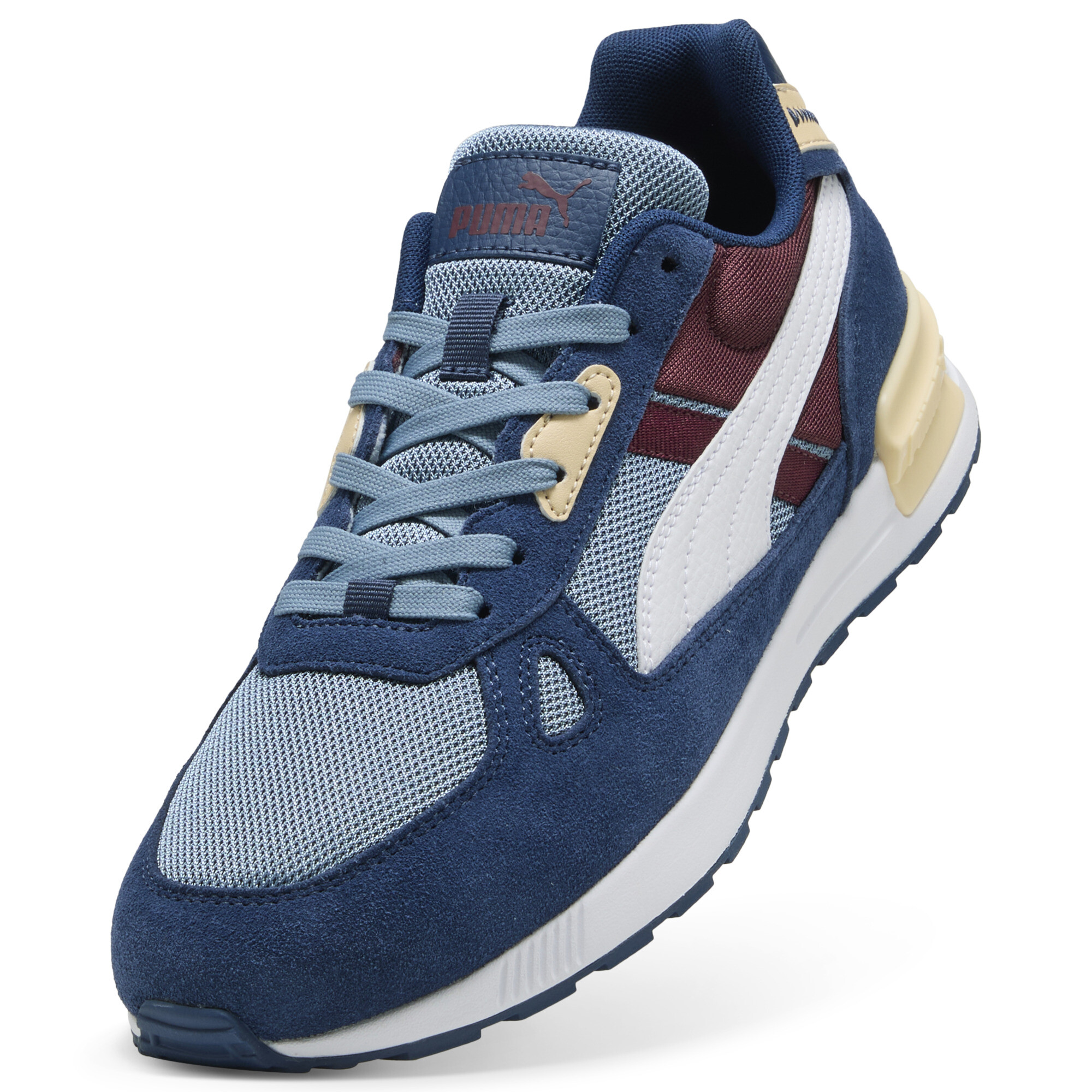 PUMA Graviton Pro sportschoenen, Blauw/Wit, Maat 38 thumbnail 2