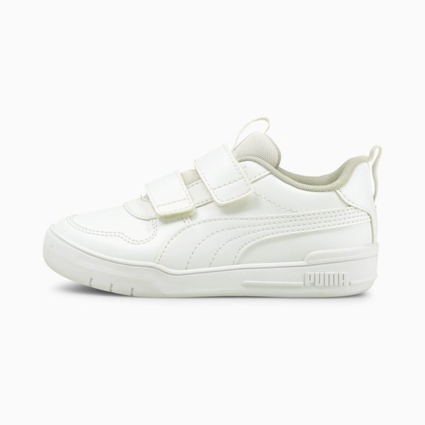 Multiflex SL V Kids' Trainers, Puma White-Puma White, large-MEX