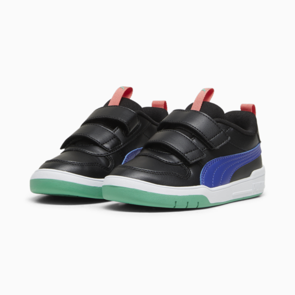 Multiflex SL V Kids' Trainers, PUMA Black-Lapis Lazuli, large-ZAF