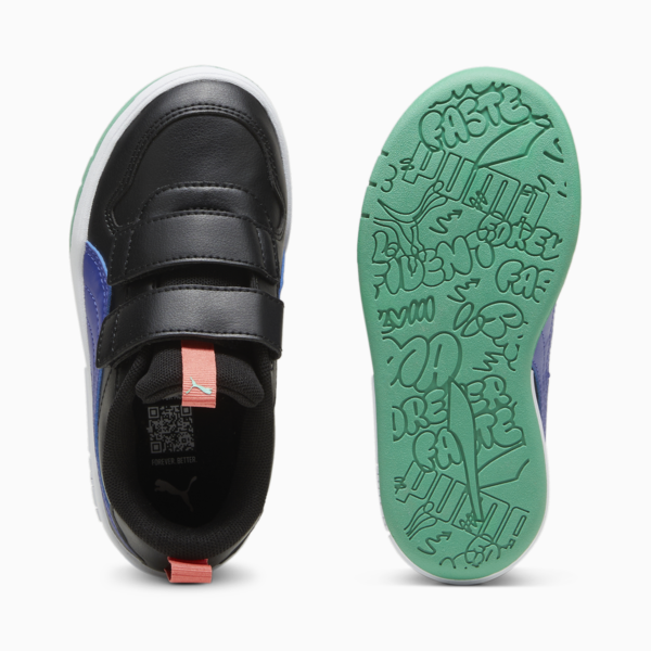 Multiflex SL V Kids' Trainers, PUMA Black-Lapis Lazuli, large-ZAF