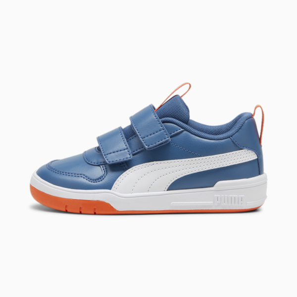 Multiflex SL V Kids' Trainers, Blue Horizon-PUMA White, large-ZAF