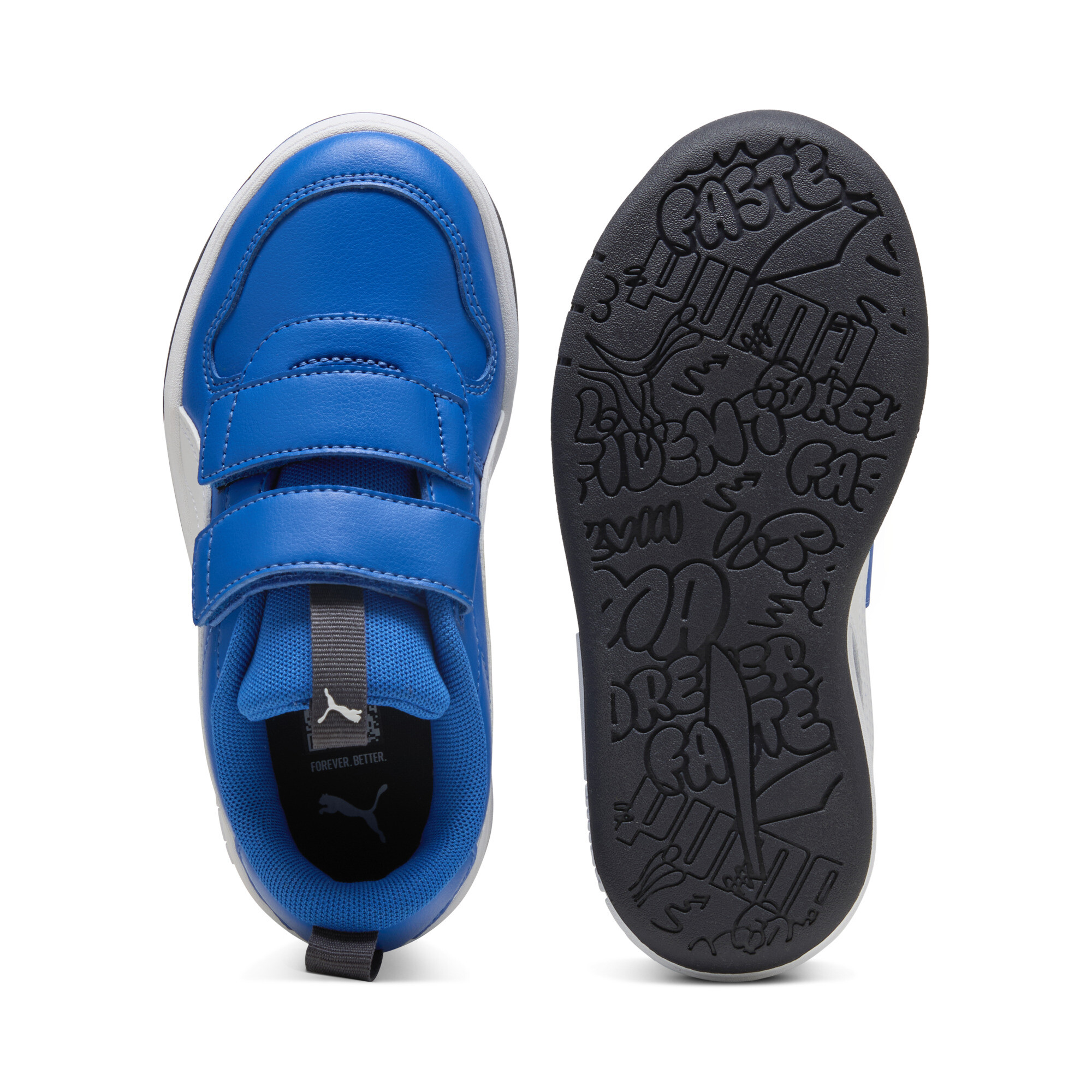 PUMA Multiflex Synthetic Little Kids' Easy On Sneakers - Picture 13 of 15