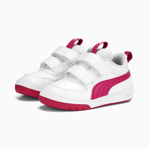 Multiflex SL V Babies' Trainers, PUMA White-Orchid Shadow, large-ZAF
