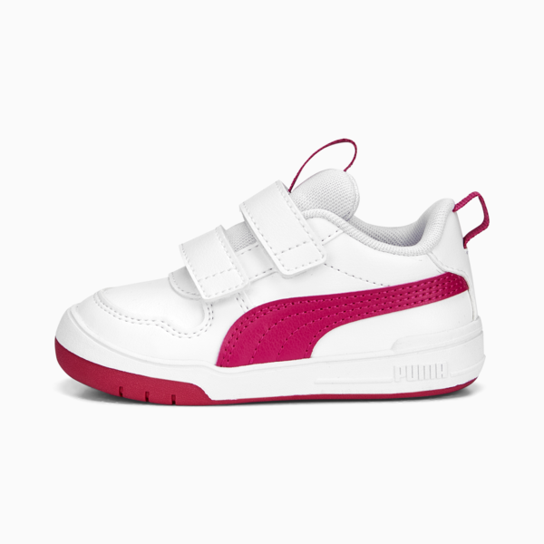 Multiflex SL V Babies' Trainers, PUMA White-Orchid Shadow, large-ZAF