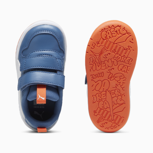 Multiflex SL V Babies' Trainers, Blue Horizon-PUMA White, large-ZAF