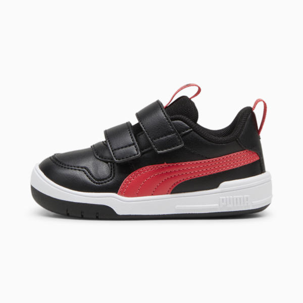 Multiflex SL V Babies' Trainers, PUMA Black-Tart Cherry, large-ZAF