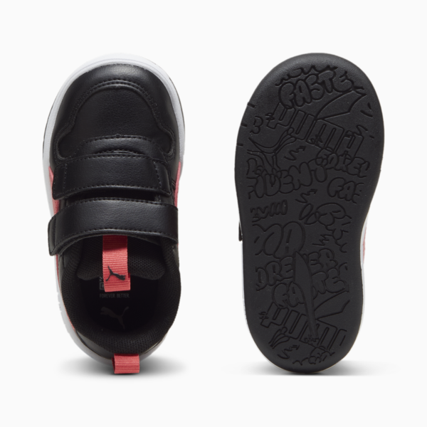 Multiflex SL V Babies' Trainers, PUMA Black-Tart Cherry, large-ZAF
