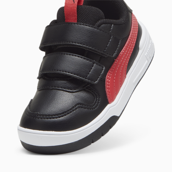 Multiflex SL V Babies' Trainers, PUMA Black-Tart Cherry, large-ZAF