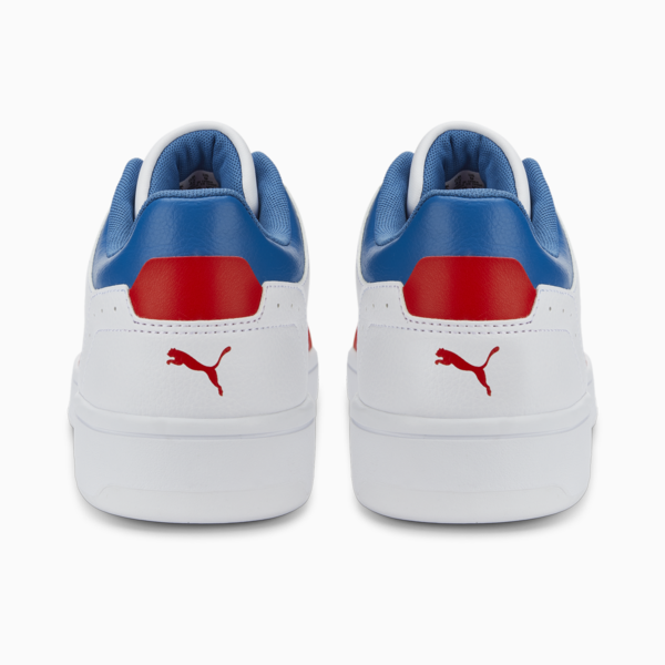 Rebound Joy Low Trainers, Puma White-Burnt Red-Lake Blue, large-MEX