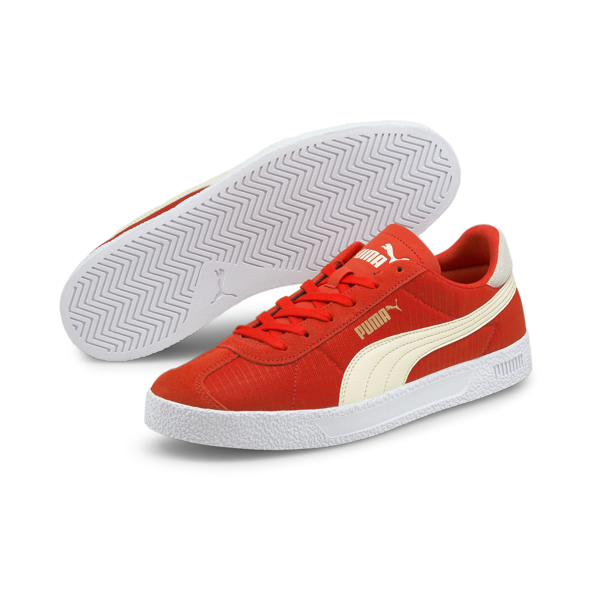 【プーマ公式通販】 プーマ クラブ NL スニーカー ユニセックス ユニセックス Grenadine-Ivory Glow-Puma Team Gold ｜PUMA.com