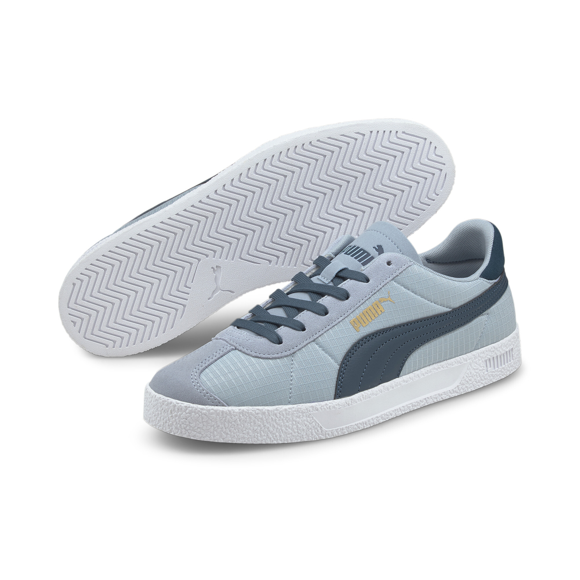 【プーマ公式通販】 プーマ クラブ NL スニーカー ユニセックス ユニセックス Blue Fog-Intense Blue-Puma Team Gold ｜PUMA.com