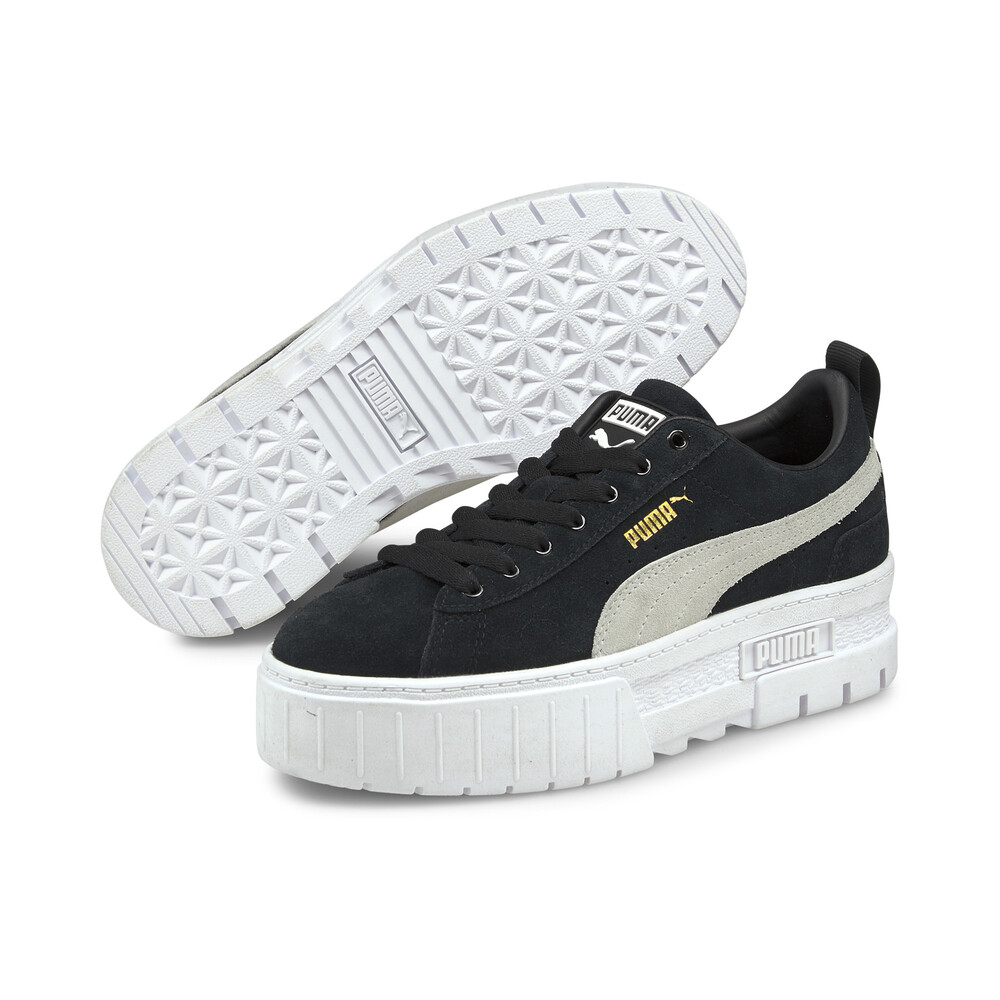 puma mayze black tan