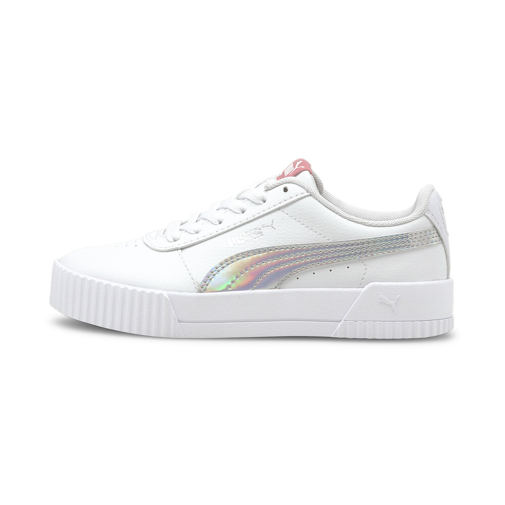 Carina Rainbow Youth Sneakers | White - PUMA