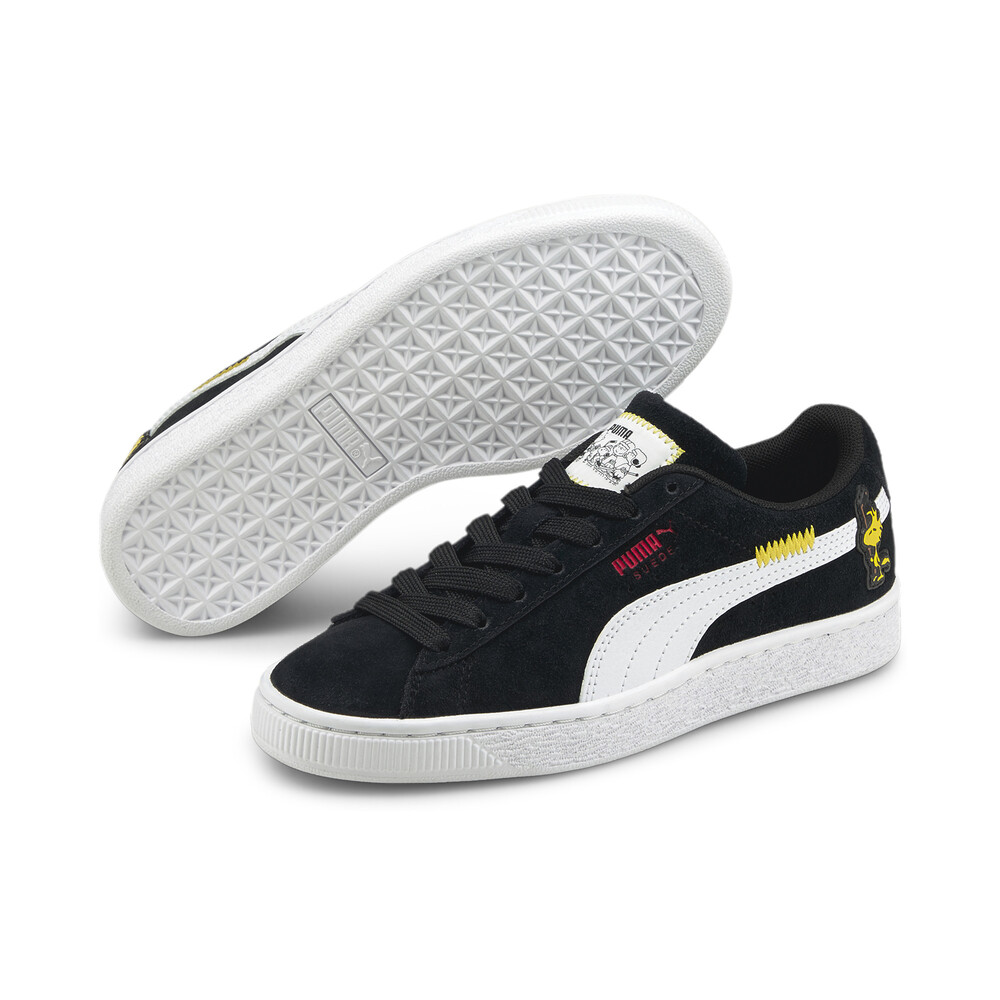 PUMA x PEANUTS Suede Classic XXI Youth Sneakers Black PUMA