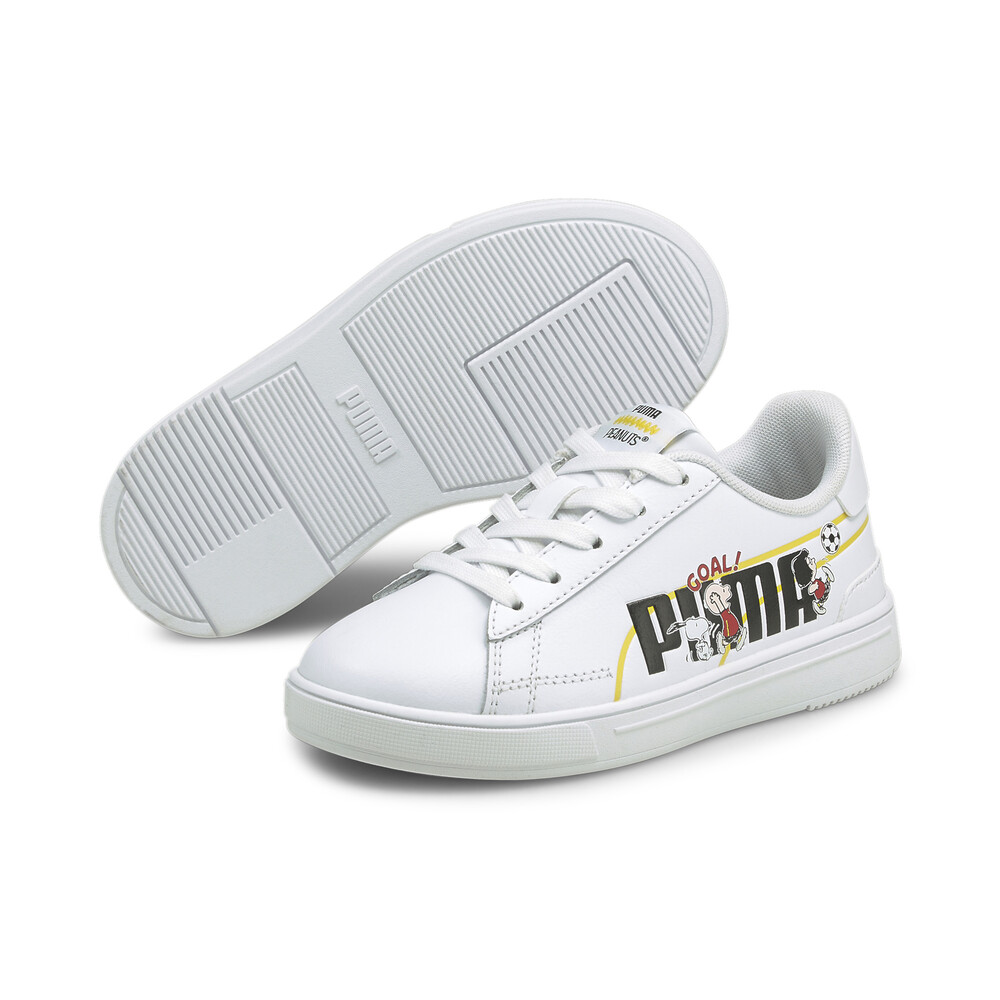 фото Детские кеды puma x peanuts serve pro kids' trainers