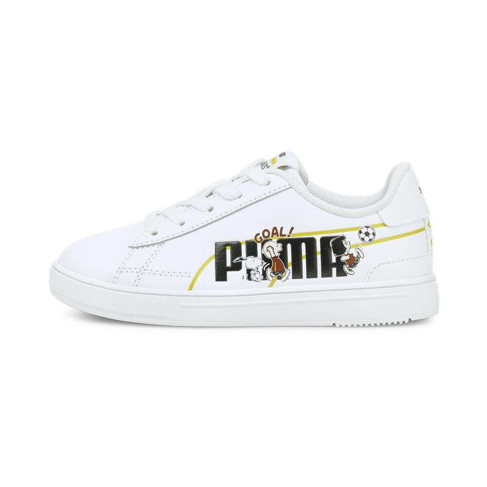 фото Детские кеды puma x peanuts serve pro kids' trainers