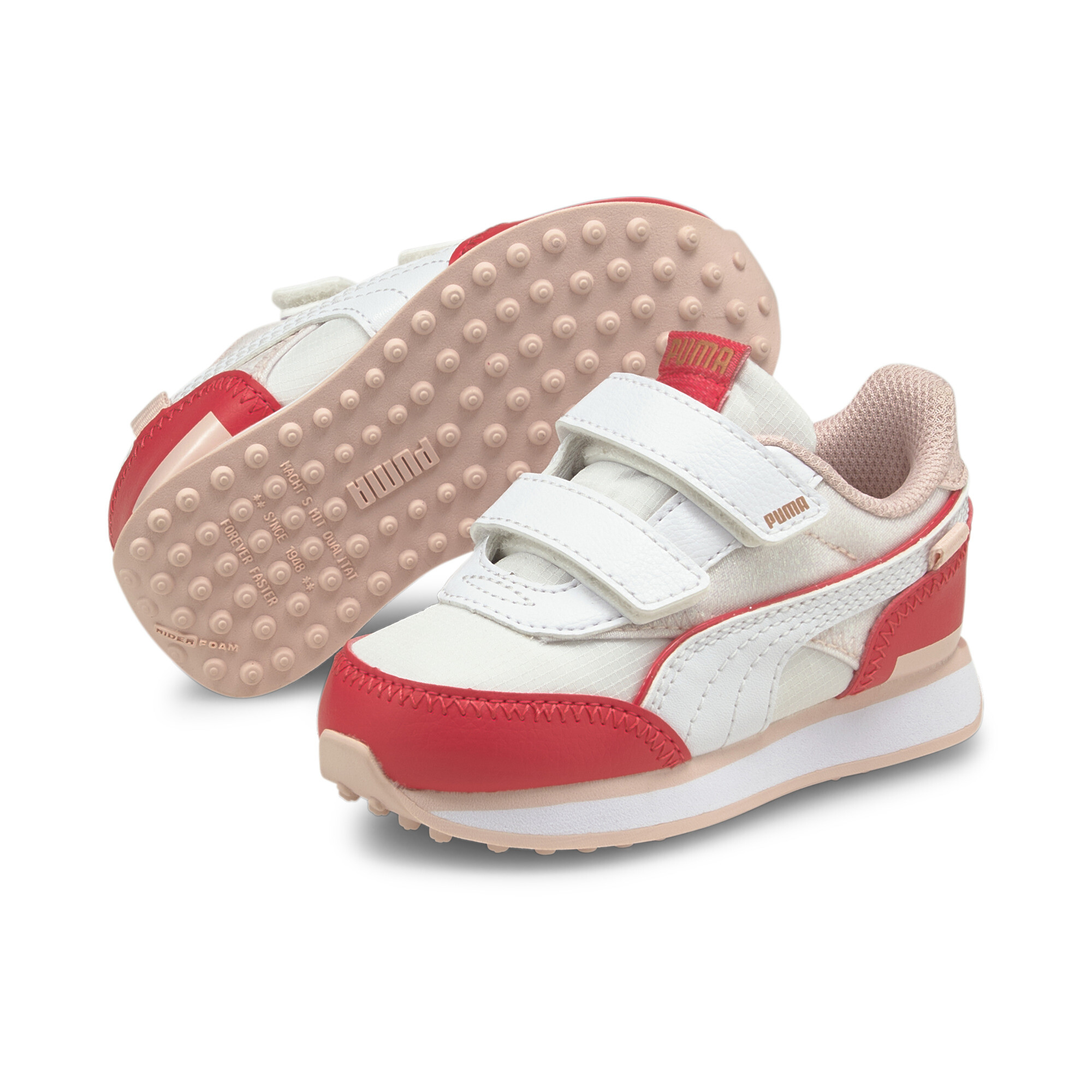 Women's Puma Future Rider Ballerina Babies' Trainers, Pink, Size 27, Shoes