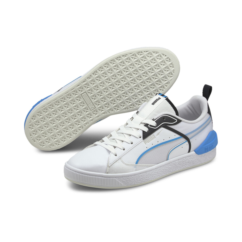 Suede Bloc Tech Sneakers | White - PUMA