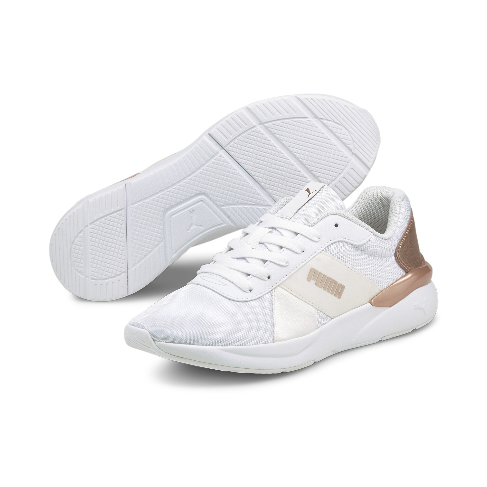 【プーマ公式通販】 プーマ ローズ メタリック ポップ ウィメンズ スニーカー ウィメンズ Puma White-Rose Gold ｜PUMA.com