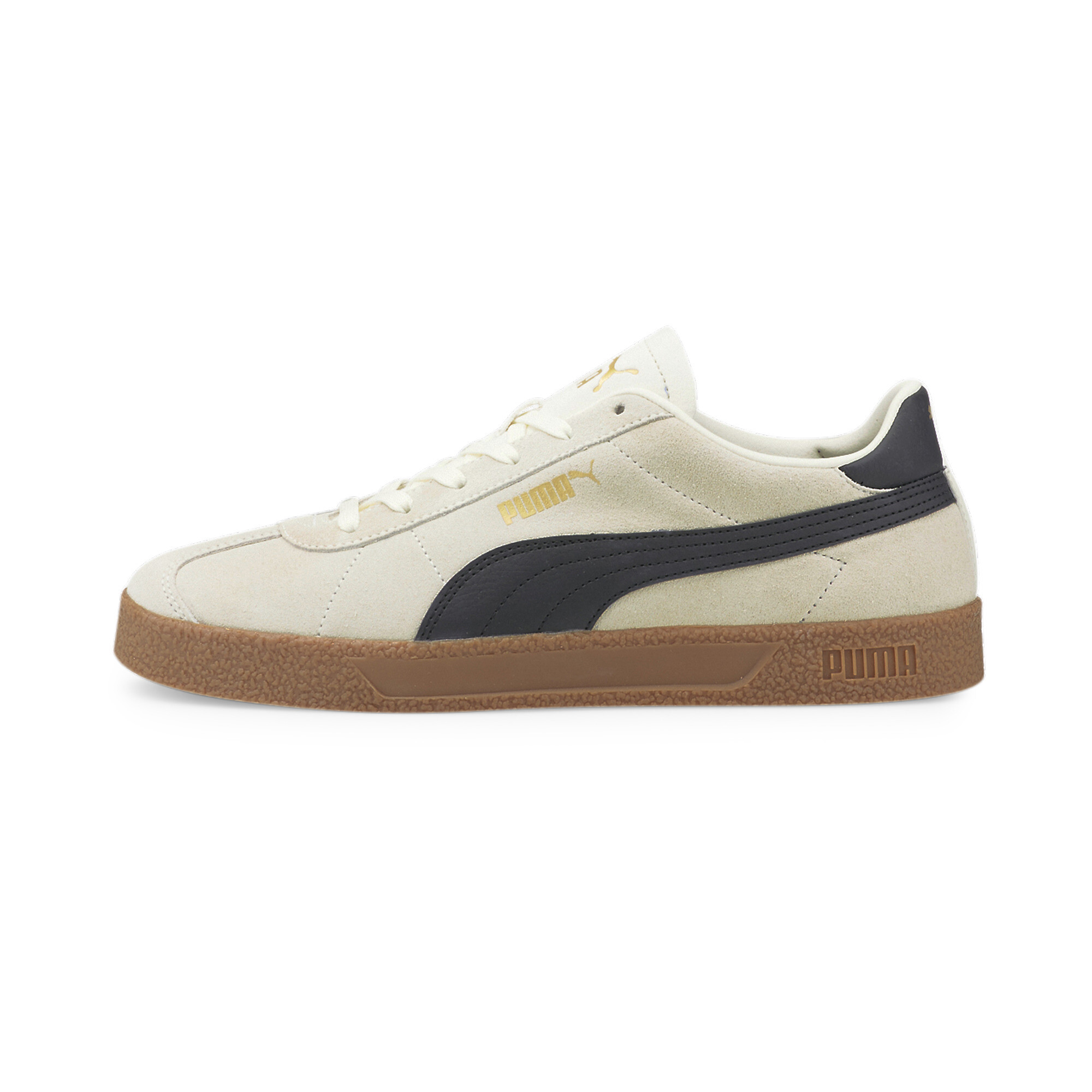 Puma Club Sneaker Schuhe | Marshmallow/Black/Gold | Größe: 40.5