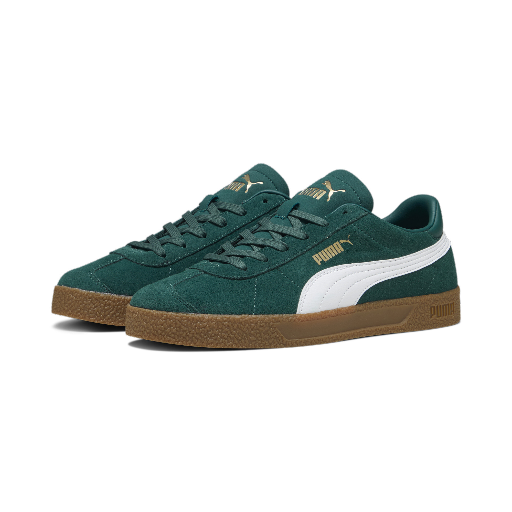 Puma Club Trainers, Green, Size 44.5, Shoes