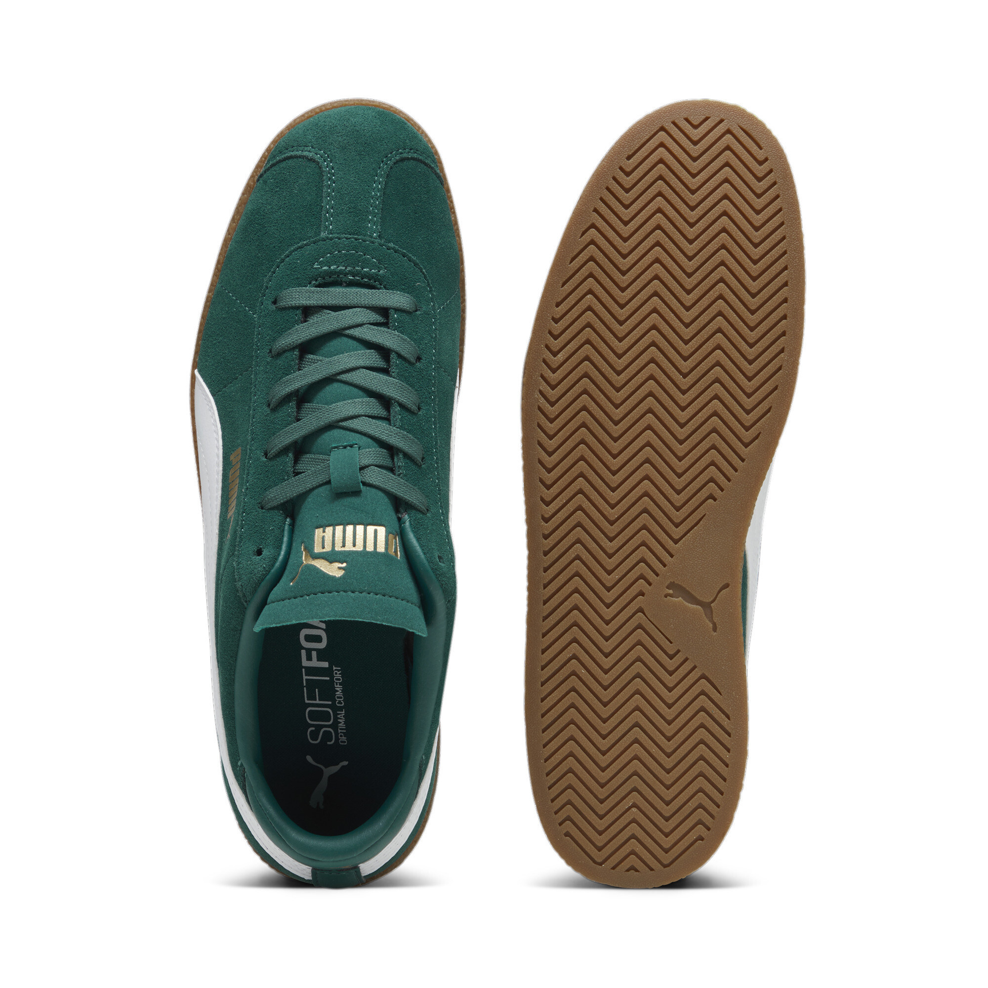 Puma Club Trainers, Green, Size 44.5, Shoes