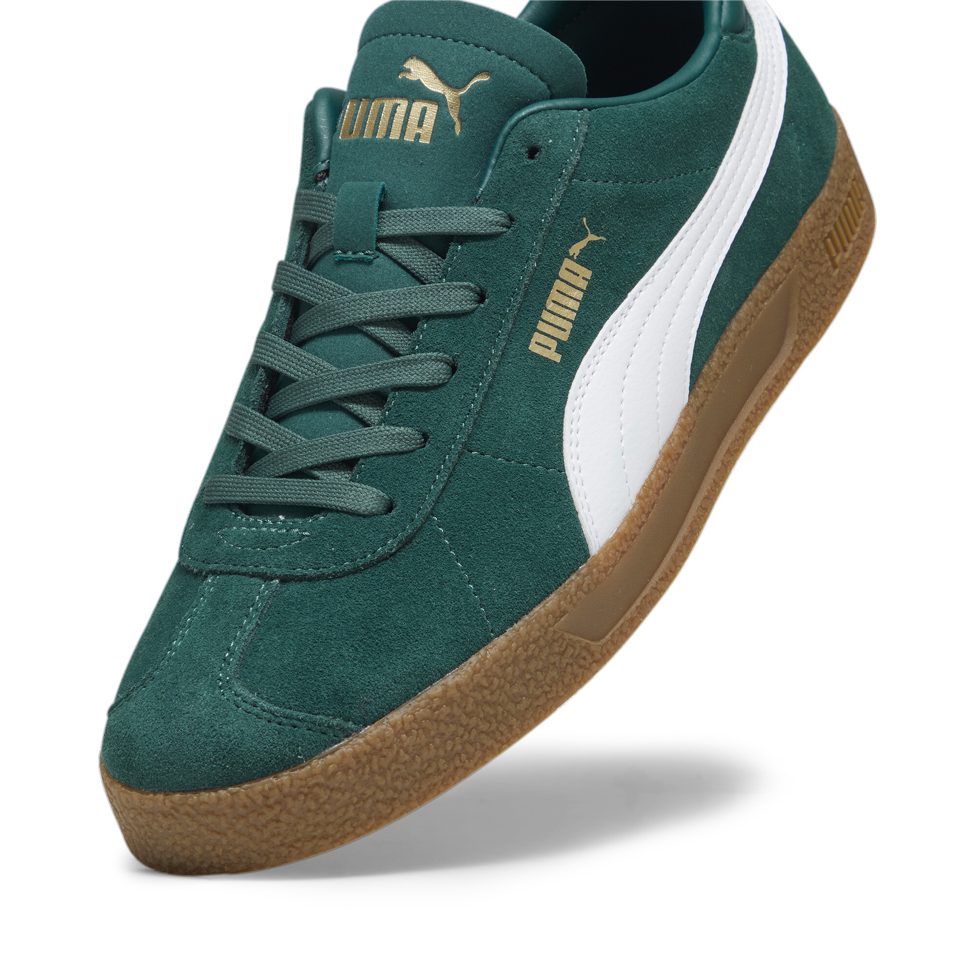 Puma Club Trainers, Green, Size 44.5, Shoes