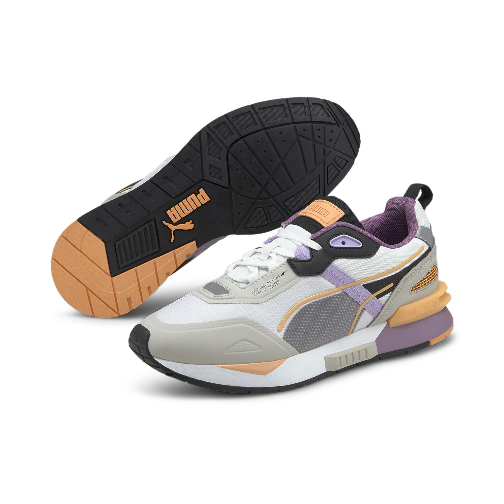 【プーマ公式通販】 プーマ ミラージュ テック ユニセックス スニーカー ウィメンズ Puma White-Gray Violet ｜PUMA.com