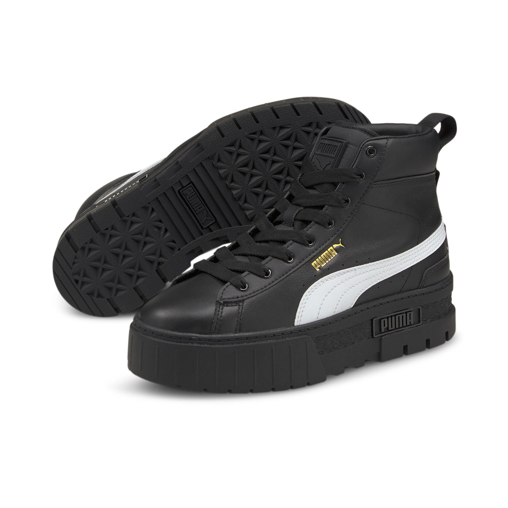 【プーマ公式通販】 プーマ メイズ ミッド ウィメンズ スニーカー ウィメンズ Puma Black-Puma White ｜PUMA.com