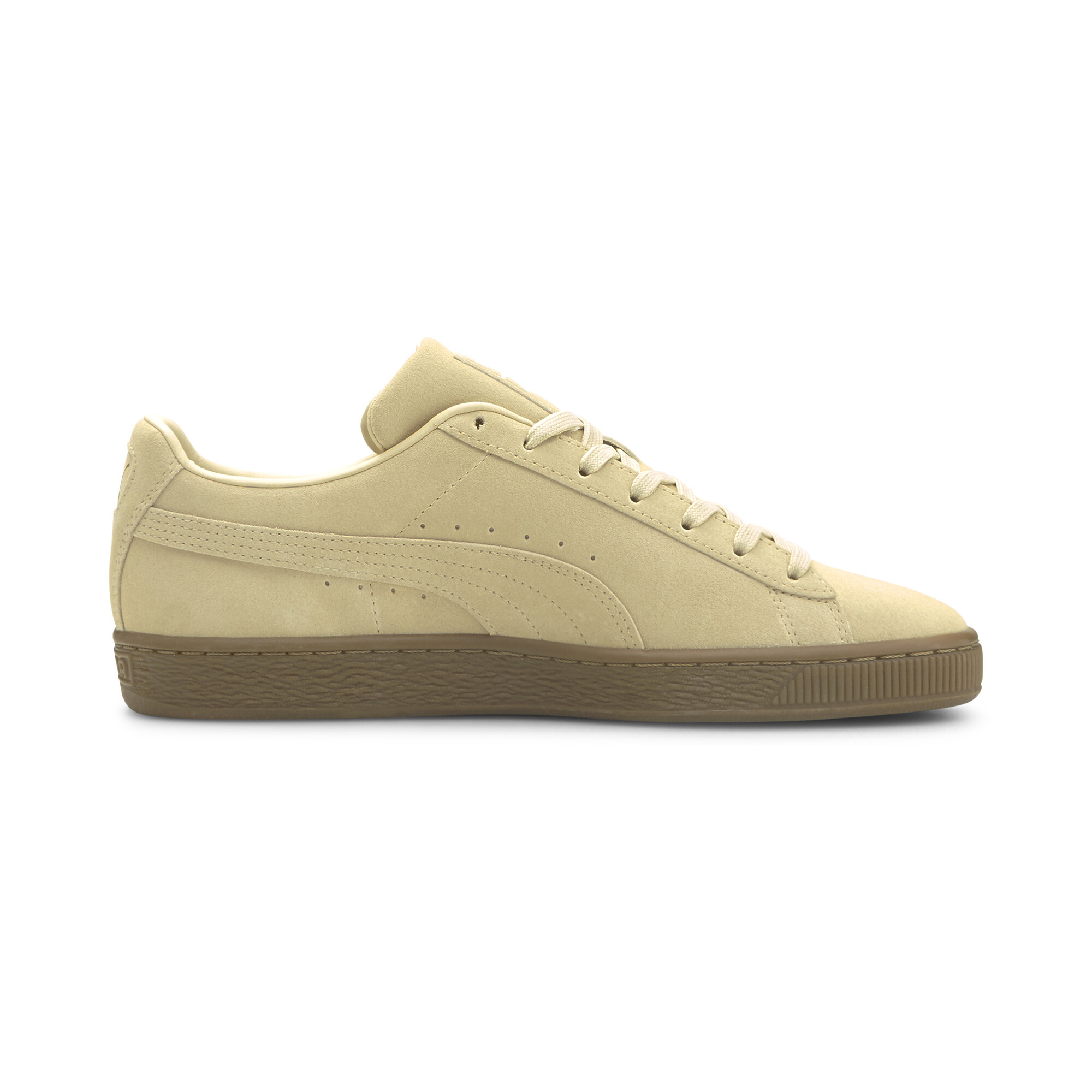 Puma Suede Gum Trainers, Beige, Size 44.5, Shoes