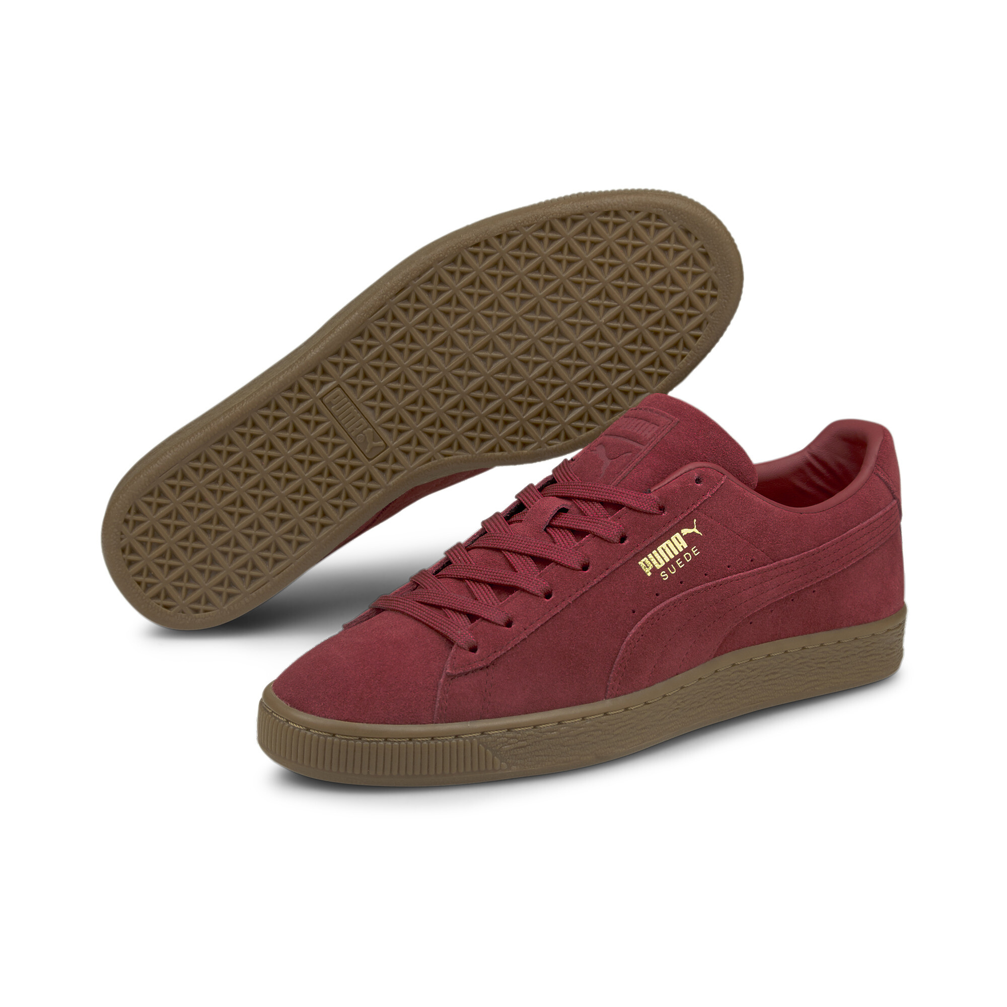 【プーマ公式通販】 プーマ スウェード ガム スニーカー ユニセックス ユニセックス Intense Red-Gum ｜PUMA.com