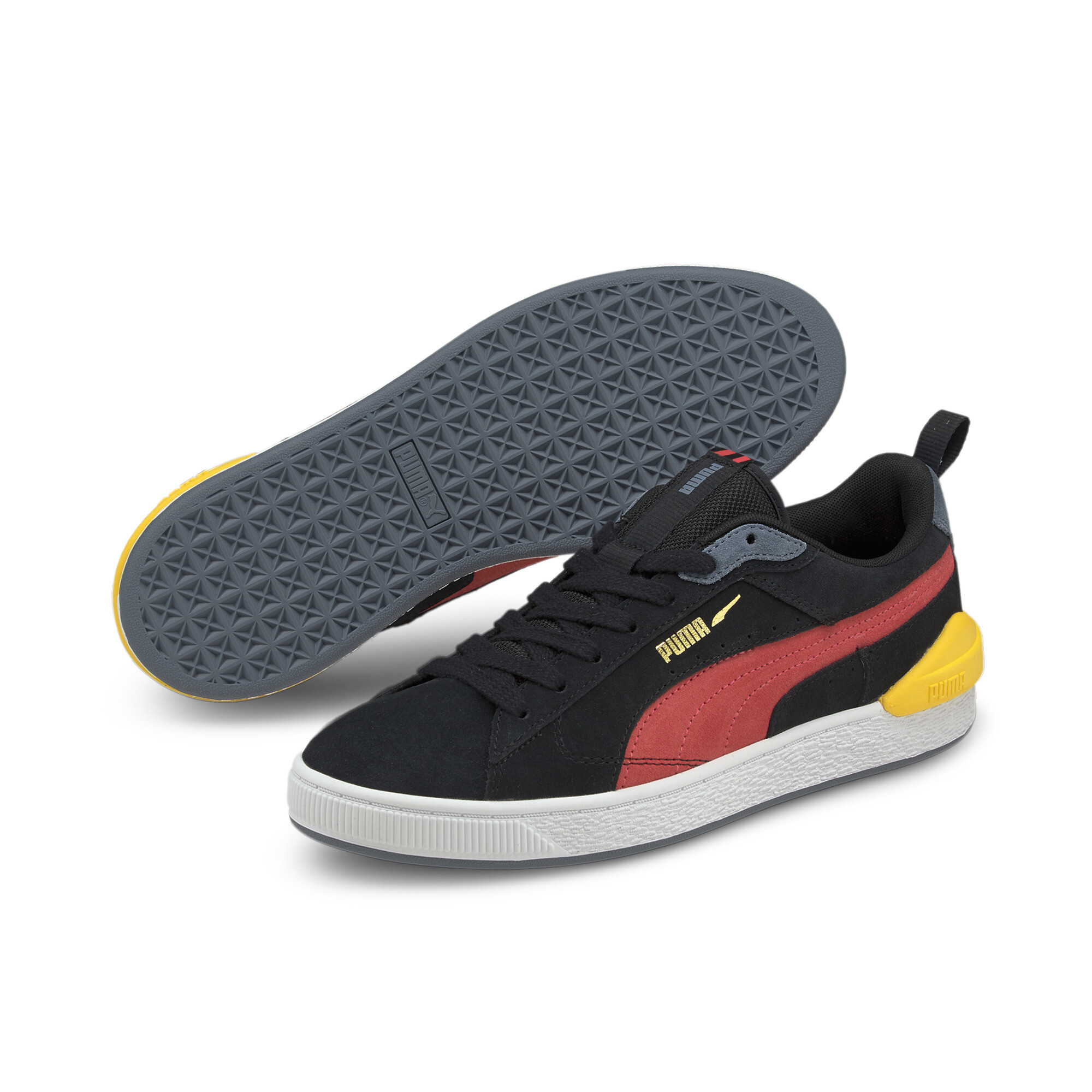 【プーマ公式通販】 プーマ スウェード ブロック スニーカー ユニセックス ユニセックス Puma Black-Paradise Pink ｜PUMA.com