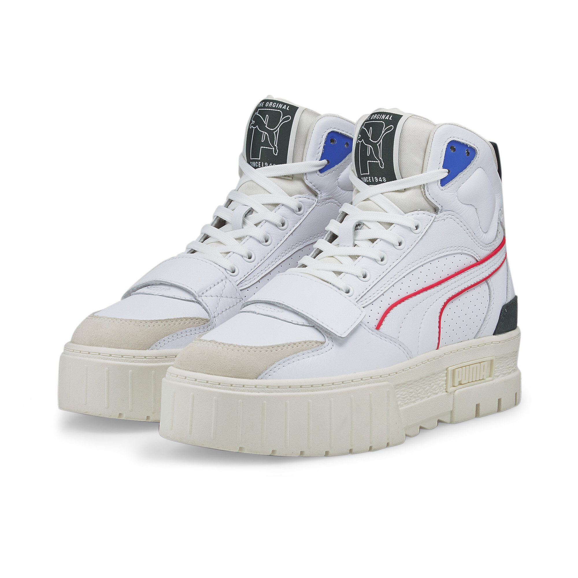 【プーマ公式通販】 プーマ PUMA x PUMA メイズ ミッド ウィメンズ スニーカー ウィメンズ Puma White-Whisper White ｜PUMA.com