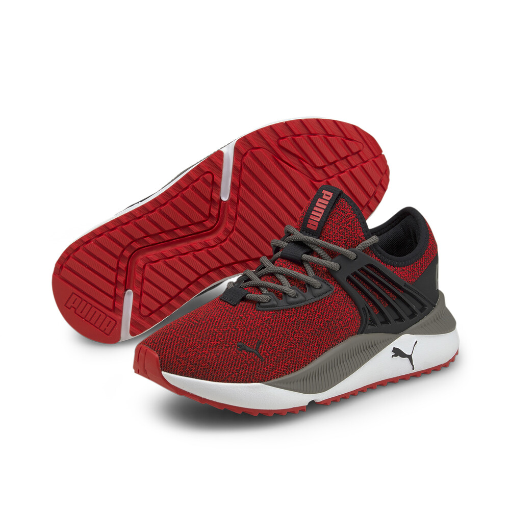 Pacer Future Knit Youth Sneakers | Red - PUMA