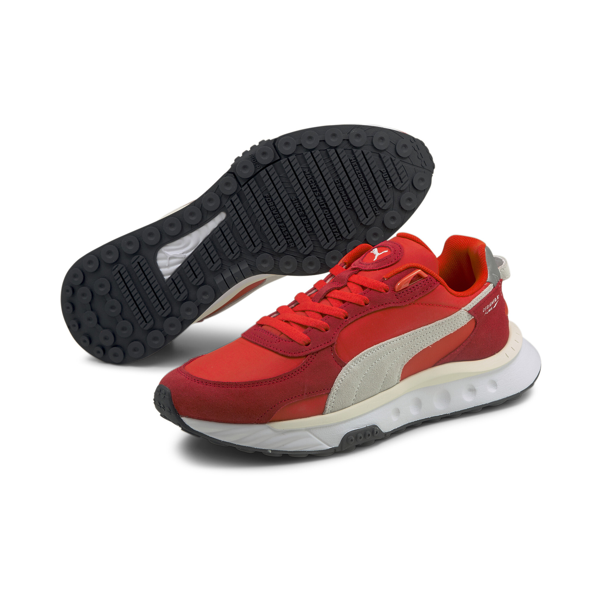 【プーマ公式通販】 プーマ ワイルドライダー ピックアップ スニーカー ユニセックス ユニセックス Urban Red-Puma Red ｜PUMA.com