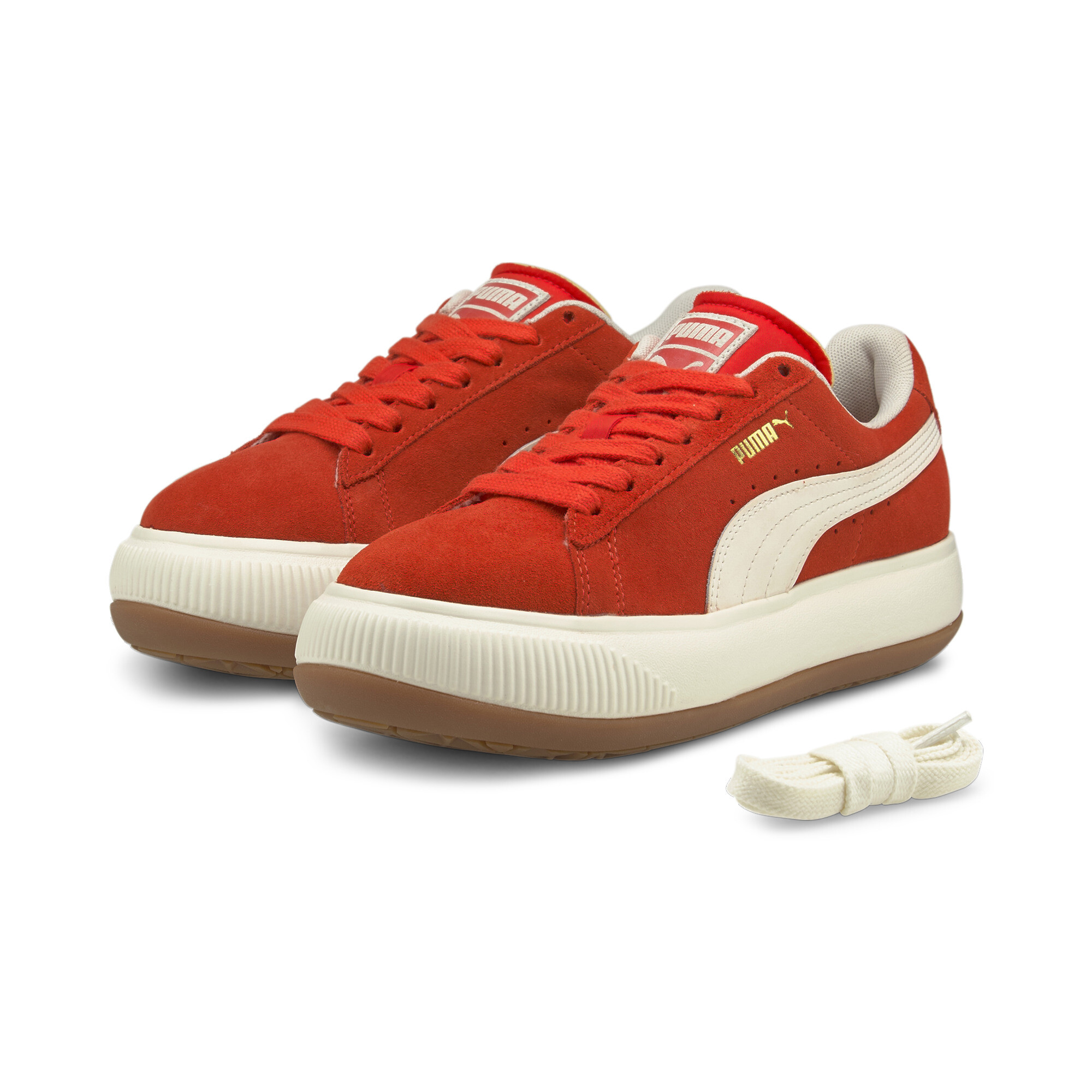 【プーマ公式通販】 プーマ スウェード マユ アップ ウィメンズ スニーカー ウィメンズ Grenadine-Marshmallow-Gum 3 ｜PUMA.com