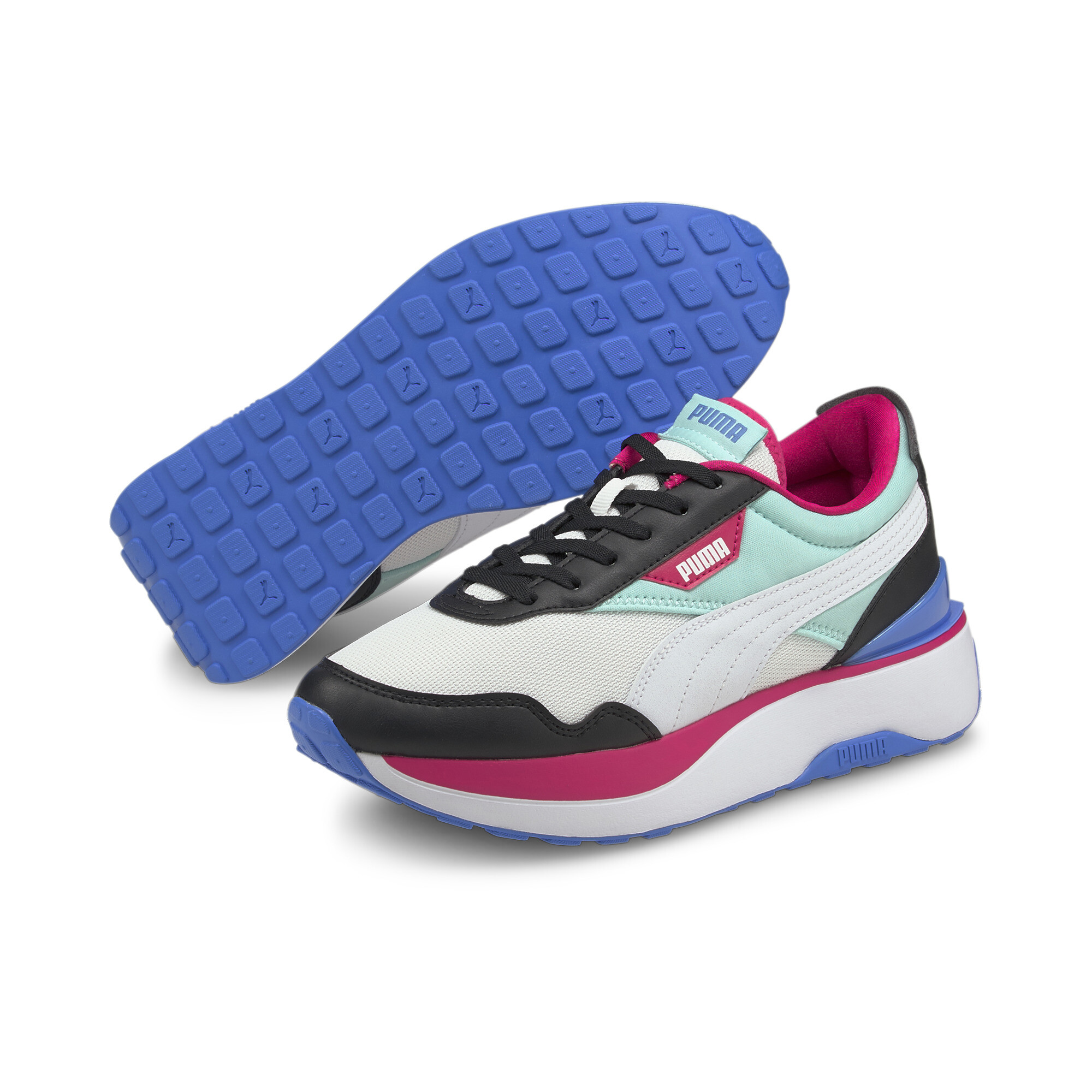 【プーマ公式通販】 プーマ クルーズライダー フレア ウィメンズ スニーカー ウィメンズ Puma White-Eggshell Blue ｜PUMA.com