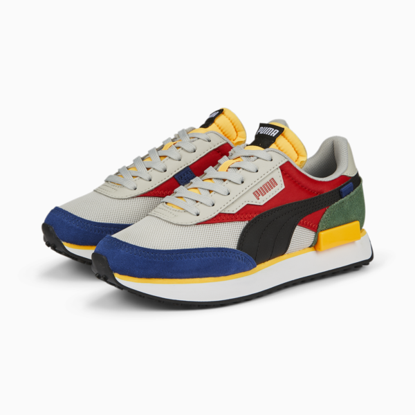 Future Rider Splash Youth Trainers, Burnt Red-Gray Violet-Puma Black, large-ZAF