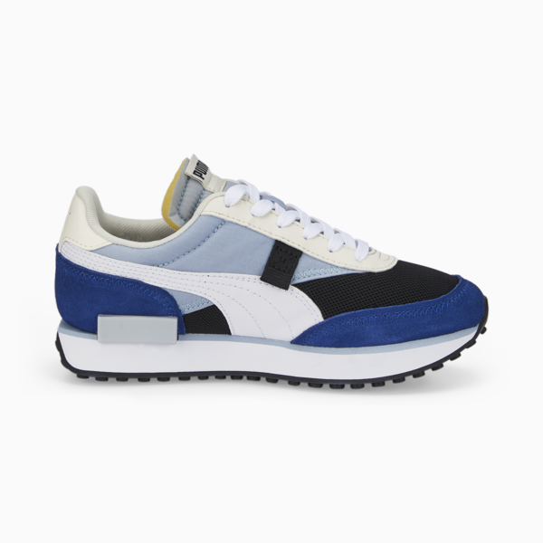 Future Rider Splash Youth Trainers, Blue Wash-Puma Black-Puma White, large-ZAF