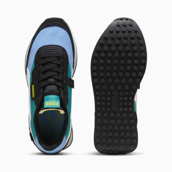 Zapatillas juveniles Future Rider Splash, Team Light Blue-Sparkling Green, large-ARG